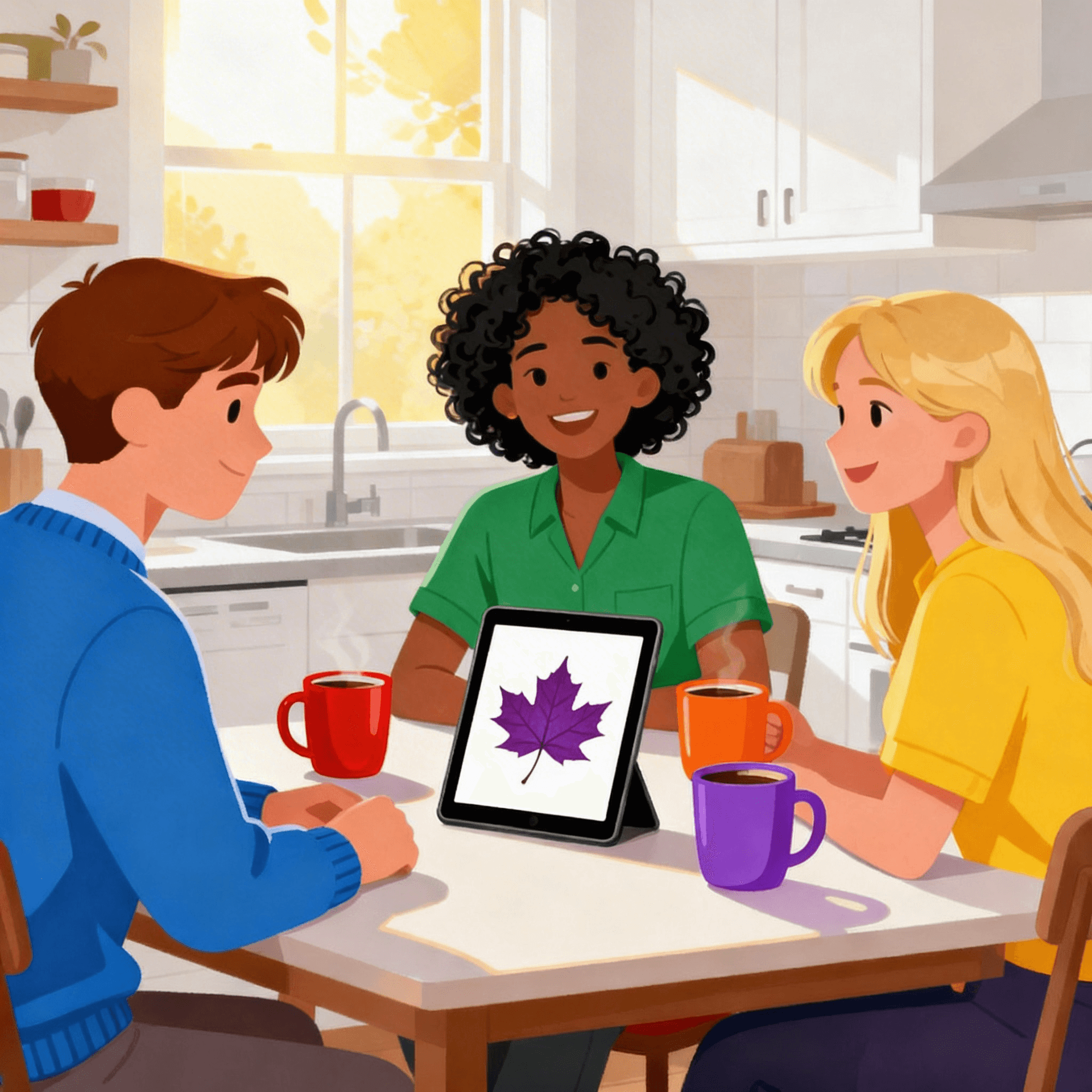 Canadians reading simplified legislation on a tablet